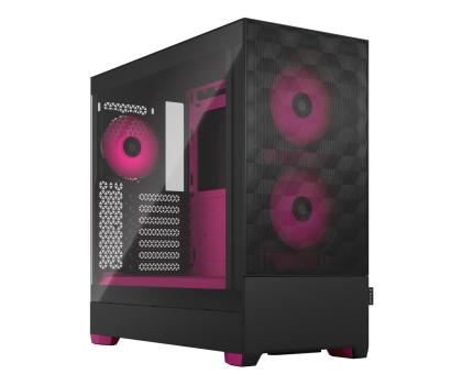 Obudowa FRACTAL DESIGN Pop Air Core TG Clear Tint RGB magenta core FD-C-POR1A-03